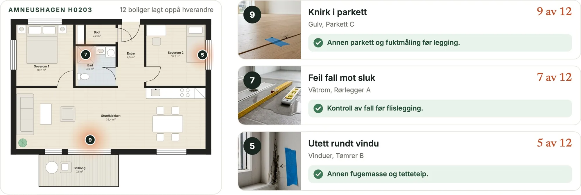 Avvik og reklamasjon